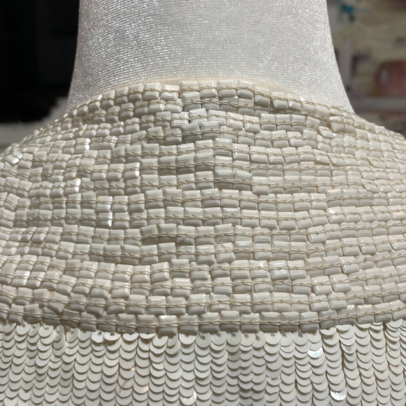 Calypso St Barth White Beaded & Sequin Cropped Jacket. Size Small - Picture 8 of 16